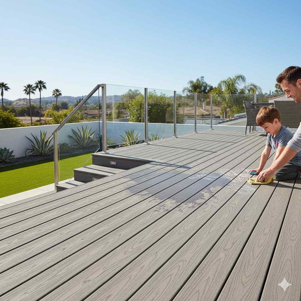 Low-Maintenance Composite Decking
