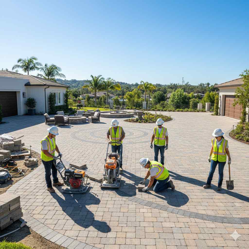 Paver Patio & Driveway Installation